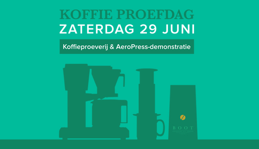 Koffie Proefdag - Zaterdag 29 juni