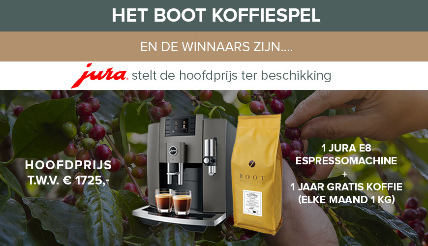 Het Boot Koffiespel - en de winnaars zijn...